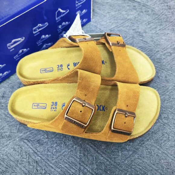 NEW 🌭Birkenstock Arizona • Mink • Narrow Fit • Contoured Footbed - Picture 2 of 5